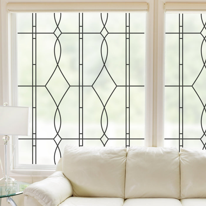 Allure Leaded Glass Sale | Privacy Window Film (Static Cling)