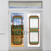 Cambridge 2 | Stained Glass Window Film - Privacy or See Through (Static Cling) - Window Film World