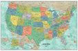 Aquarelle US Dry Erase Map - Window Film World