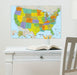 USA Dry Erase Map Decal - Window Film World