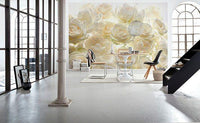 Ivory Rose Wall Mural - Window Film World