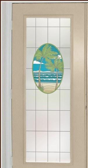 Island Oasis | Privacy or See Through (Static Cling) - Window Film World