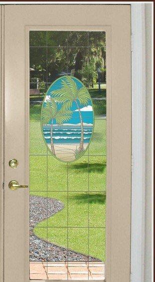 Island Oasis | Privacy or See Through (Static Cling) - Window Film World