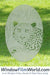 Oval Leopard Etched Glass Decals | (Static Cling ) - Window Film World