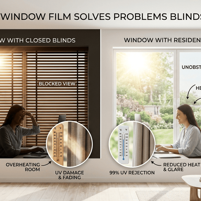 Residential Window Film Solves the Problems Blinds Cannot Fix