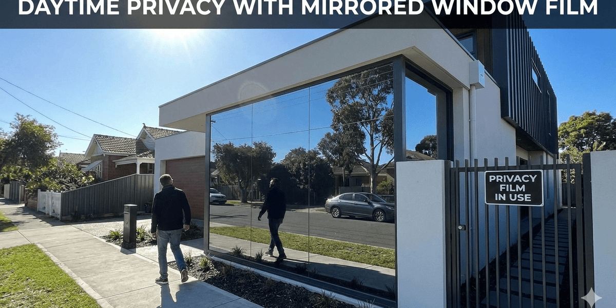 Using Mirrored Film for Daytime Privacy on Street-Facing Windows
