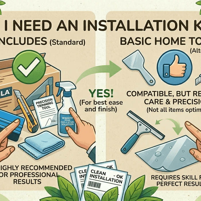 Do I Need an Installation Kit to Install Window Film Myself?
