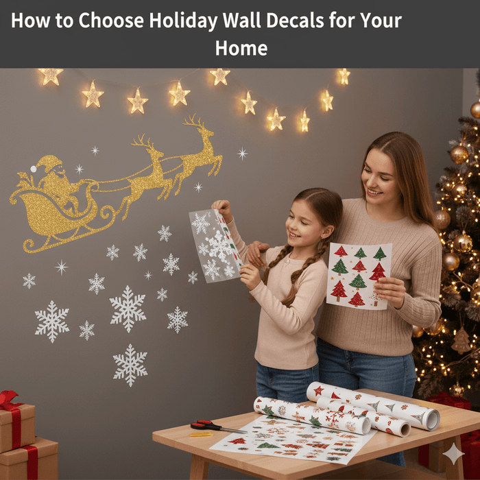 How to Choose Holiday Wall Decals for Your Home