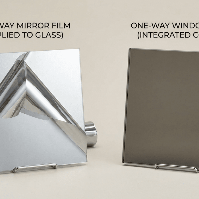 What’s the Difference Between One-Way Mirror Film and One-Way Window Glass?