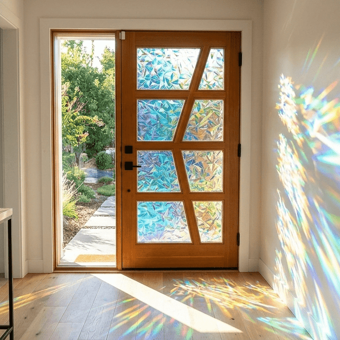 How to Use Color-Rich Films to Create a Prism Effect in Your Entryway