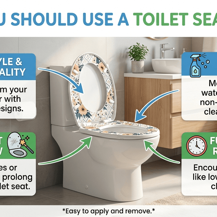 Why You Should Use a Toilet Seat Decal