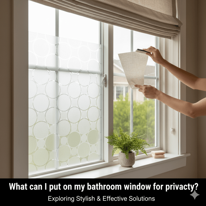 What Can I Put on My Bathroom Window for Privacy