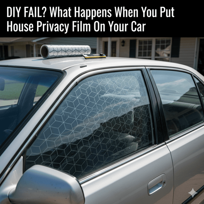 What If I Put a Privacy Window Film for a House on a Car?