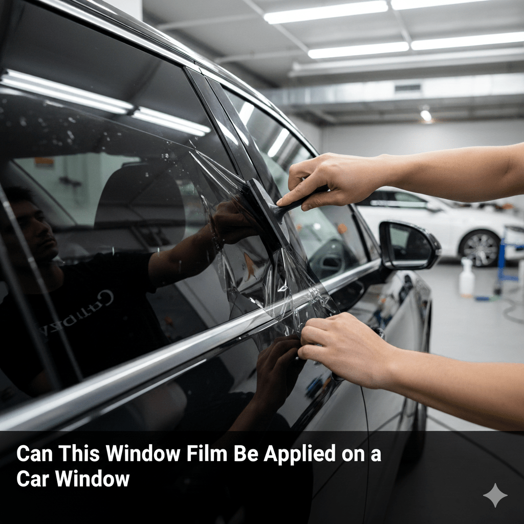 Can This Window Film Be Applied on a Car Window