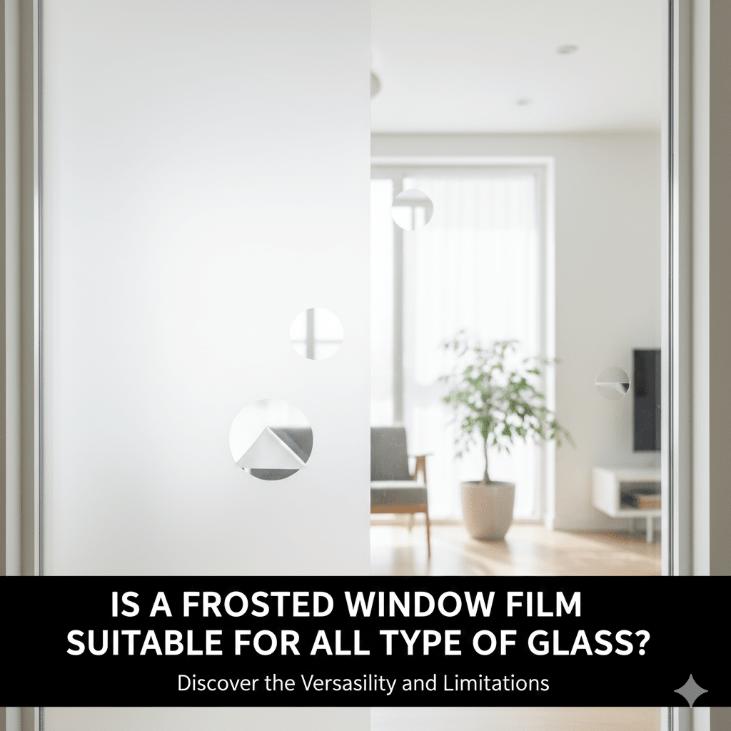 Are frosted window films suitable for all type of glass?