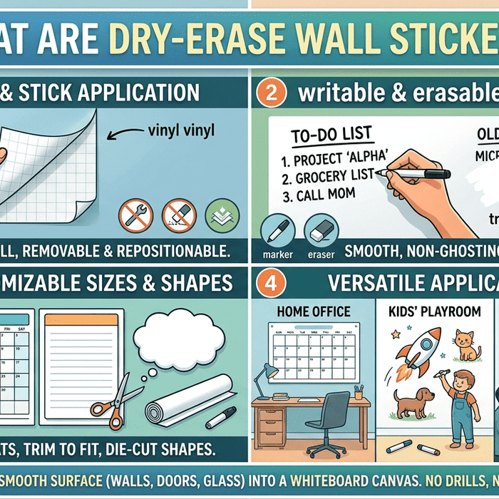 What Are Dry-Erase Wall Stickers?