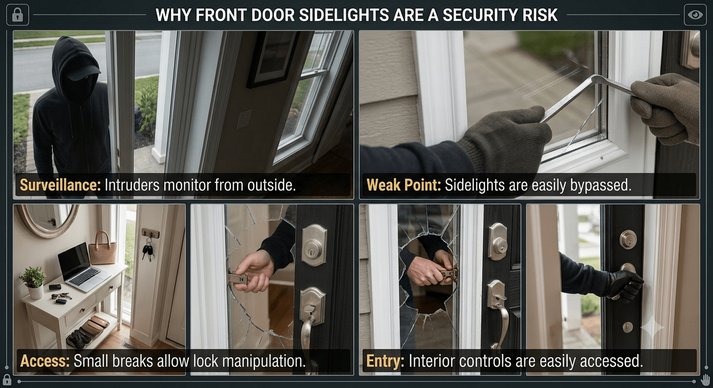 Why Front Door Sidelights Are a Security Risk