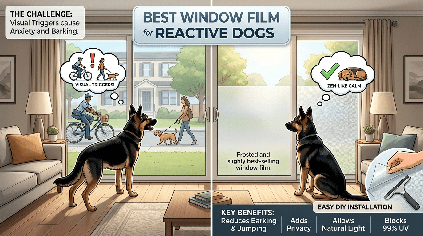 Best Window Film for Reactive Dogs
