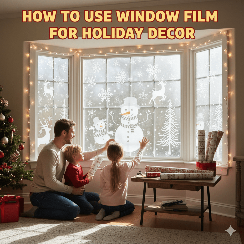How to Use Window Film for Holiday Decor