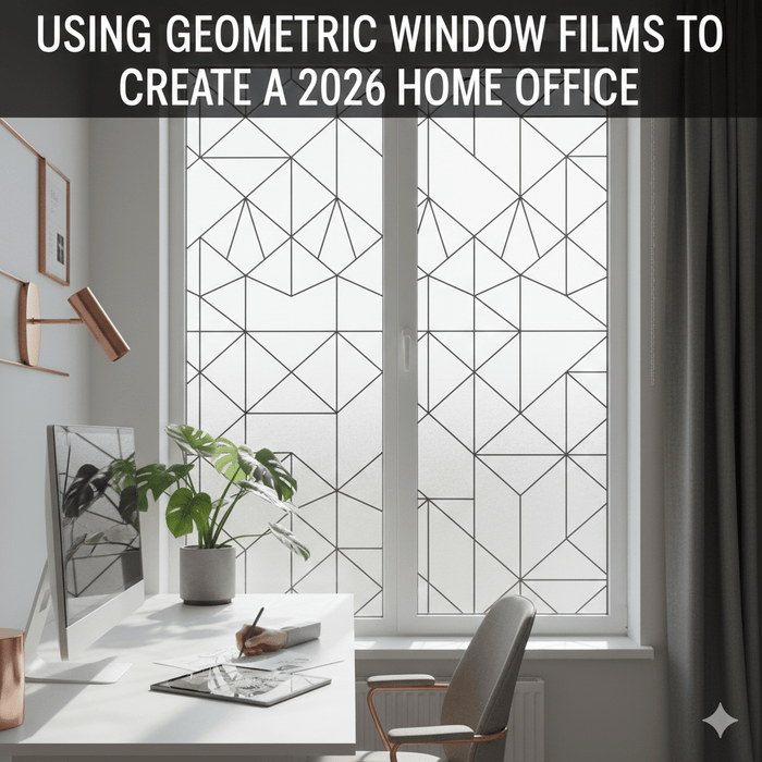 Using Geometric Window Films to Create a 2026 Home Office