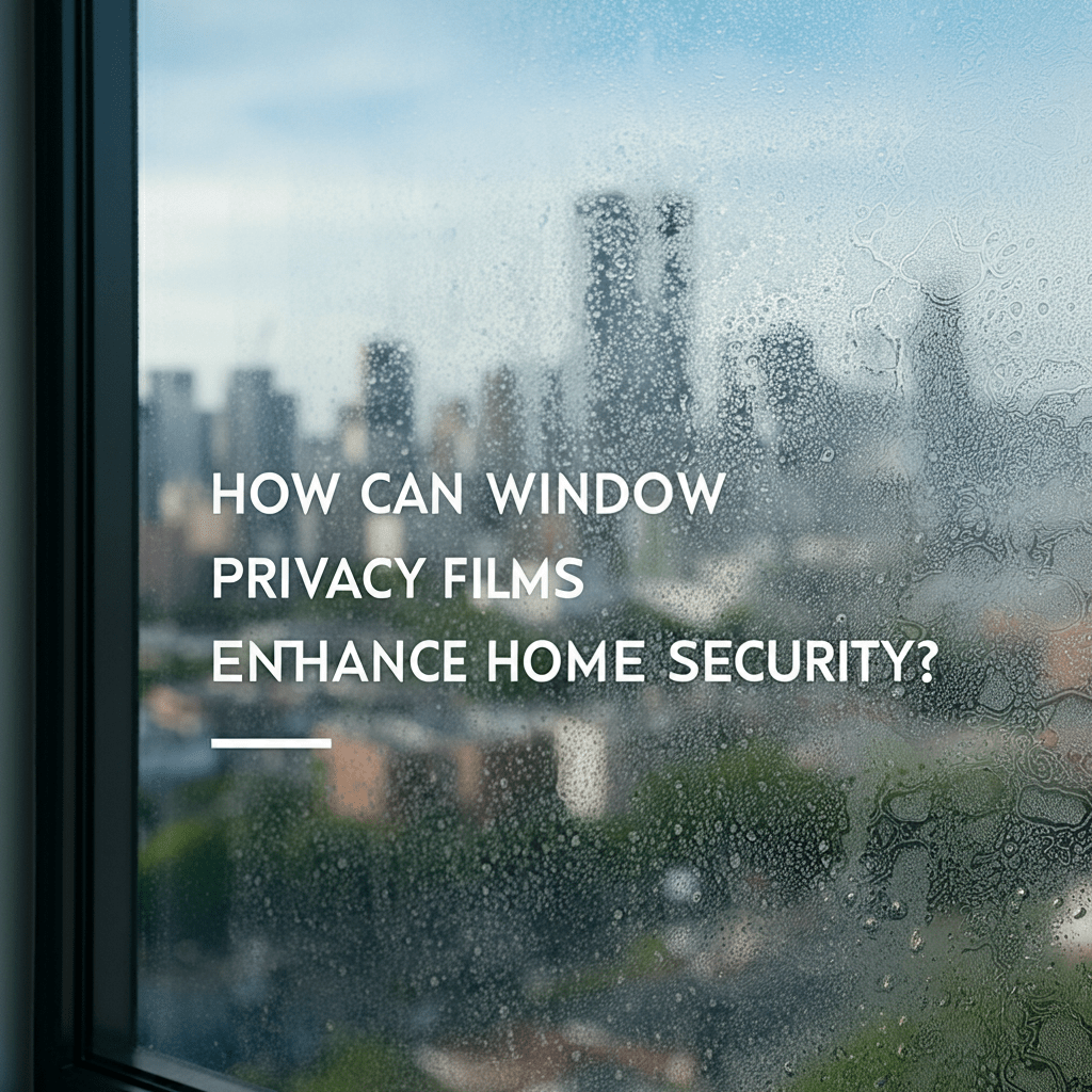 Window Security Transparency How Can Window Privacy Films Enhance Home Security?