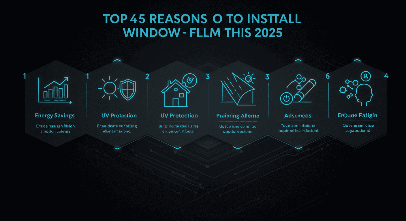 Top 5 Reasons to Install Window Film This 2025