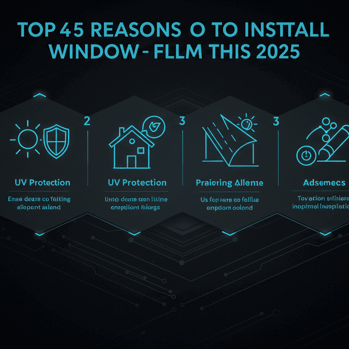Top 5 Reasons to Install Window Film This 2025