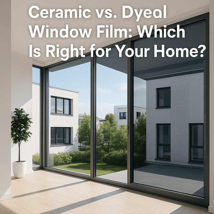 Ceramic vs. Dyed Window Film: Which Is Right for Your Home?