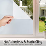 EZ Film Frosted Window Film | Privacy (Static Cling - No Visibility) - Image 2