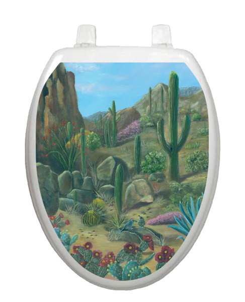 Desert Oasis Toilet Tattoos