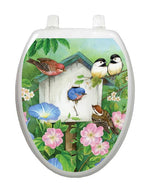 Blooming Birdhouse Toilet Tattoos - Image 1