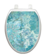 Blue Floral Haze Toilet Tattoos - Image 1
