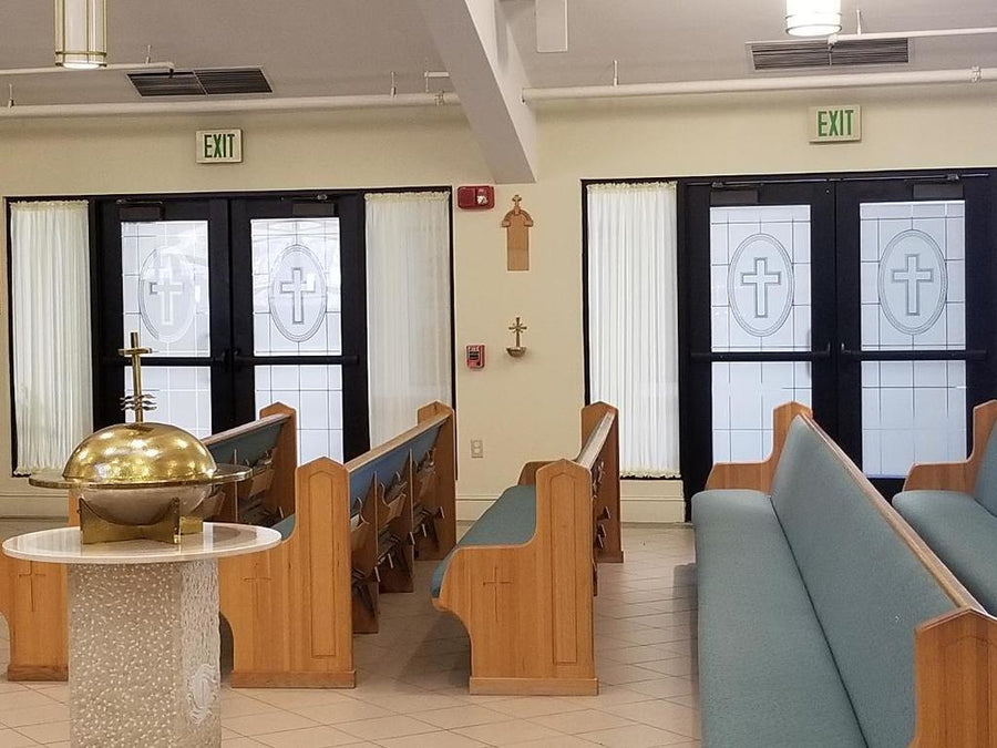 Faith | Semi-Privacy Window Film (Static Cling)