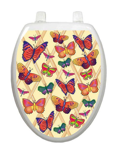 Butterflies-a-Flutter Toilet Tattoos