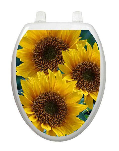 Sunflowers Toilet Tattoo