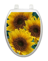 Sunflowers Toilet Tattoo - Window Film World