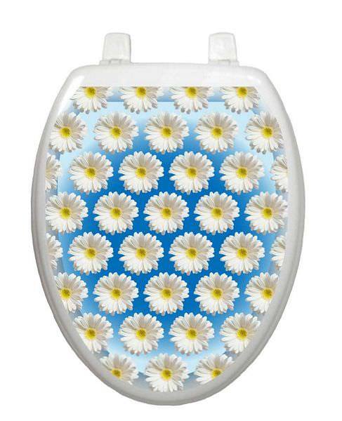 Daisies on Water Toilet Tattoos