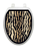 Zebra Pattern Toilet Tattoo - Image 1