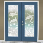 SeaCove | Etched Glass Glass See - Through or  Privacy Window Film(Static Cling) - Image 2