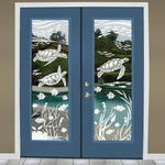 SeaCove | Etched Glass Glass See - Through or  Privacy Window Film(Static Cling) - Image 5
