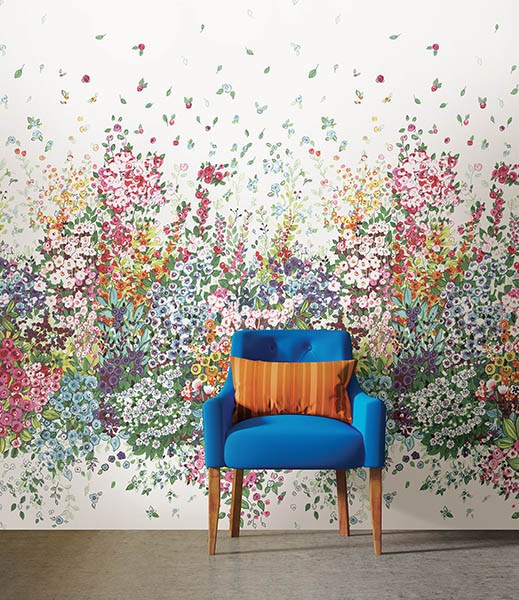 Meadow Multicolor Wall Mural - Window Film World