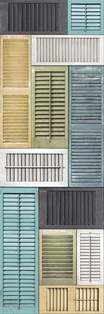 Salvaged Shutter Mural - Image 2