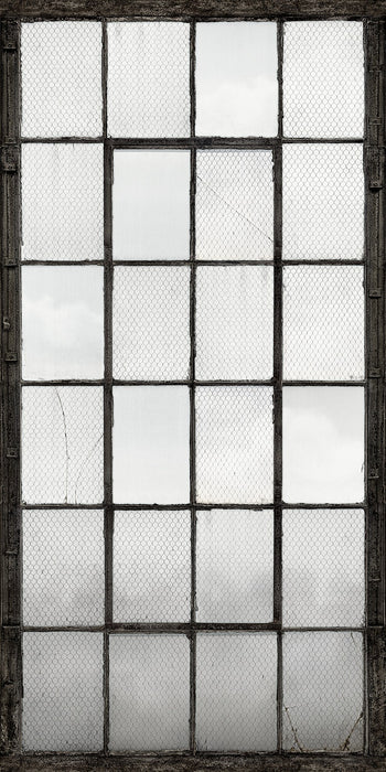 Warehouse Windows Mural Charcoal - Window Film World