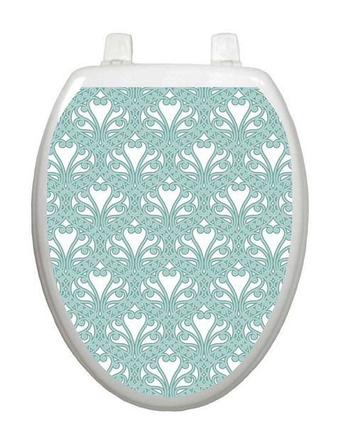 Queen Ann's Lace Aqua Toilet Tattoo