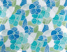 Blue And Green Stained Glass Film Semi Privacy (Adhesive) - Window Film World