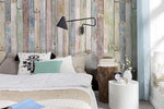 Vintage Wood Wall Mural - Image 1