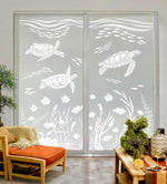 SeaCove | Etched Glass Glass See - Through or  Privacy Window Film(Static Cling) - Image 3