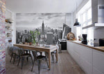 NYC Black and White Wall Mural - Image 1