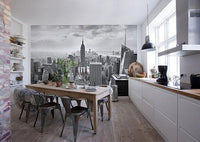 NYC Black and White Wall Mural - Window Film World