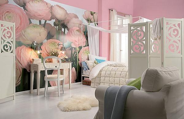 Gentle Rose Wall Mural